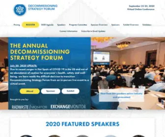 Decommissioningstrategy.com(The annual Decommissioning Strategy Forum) Screenshot
