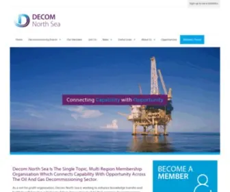 Decomnorthsea.com(Decom) Screenshot