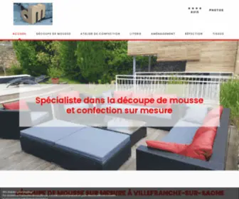 Decomousse-Trevoux.fr(Découpe de mousse sur) Screenshot