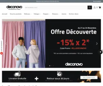 Deconovo.fr(Deconovo France) Screenshot