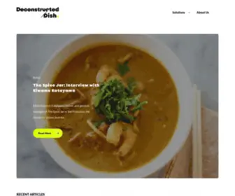 Deconstructeddish.com(Deconstructed Dish) Screenshot