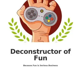 Deconstructoroffun.com(Deconstructor of Fun) Screenshot