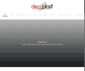 Decoplast.com(Home) Screenshot