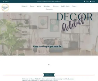 Decor-Addict.com(Decor Addict Home) Screenshot