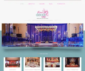 Decor-One.com(A Decor and Event Planning Company) Screenshot