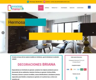 Decoracionesbriana.pe(Ventas de CORTINAS en Lima y Gamarra) Screenshot