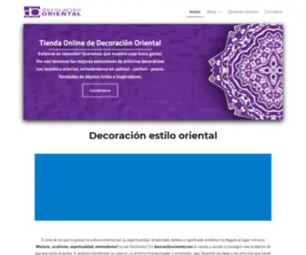 Decoracionoriental.com(▷ Decoración estilo oriental) Screenshot
