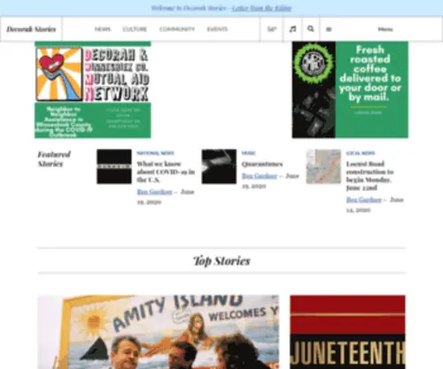 Decorahstories.com(Decorah Stories) Screenshot