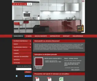 Decorain.hr(Veleprodaja materijala za interijere) Screenshot