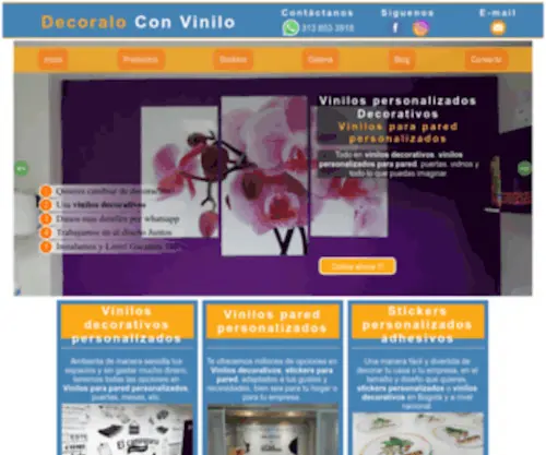 Decoraloconvinilo.com.co(Vinilos personalizados) Screenshot
