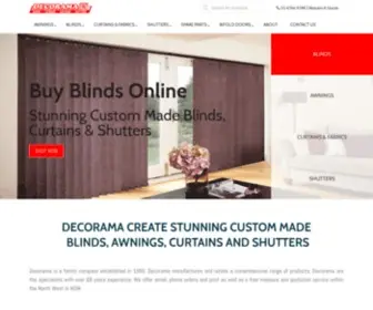 Decorama.com.au(Decorama Blinds) Screenshot