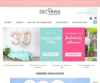 Decorami.de(Helium Ballons) Screenshot