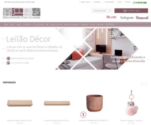 Decorandocomclasse.com.br(Decorando Com Classe Decorando com Classe Decorando Com Classe) Screenshot