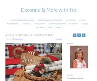 Decorateandmorewithtip.com(Decorate & More with Tip) Screenshot