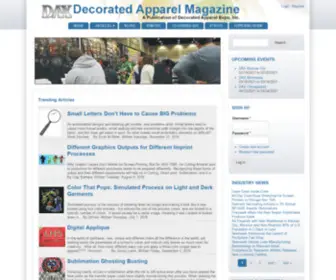 Decoratedapparelmagazine.com(Decorated Apparel Magazine) Screenshot