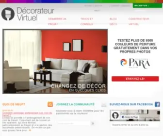 Decorateurvirtuel.com(Peinture, agencements de couleurs et décoration) Screenshot