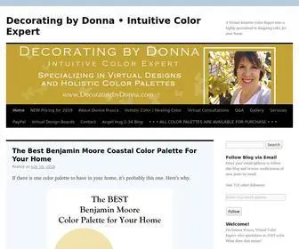 Decoratingbydonna.com(The Colorful Clairvoyant) Screenshot