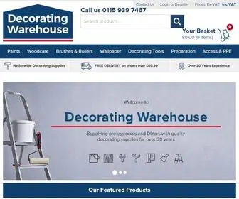 Decoratingwarehouse.co.uk(Paint & Decorating Supplies For Trade & DIY) Screenshot
