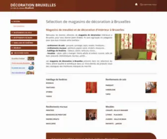 Decoration-Bruxelles.be(Magasins) Screenshot