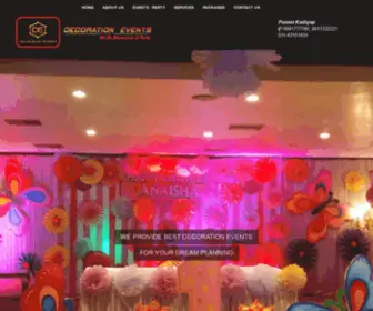 Decorationevents.com(Balloon Decorators In Noida) Screenshot