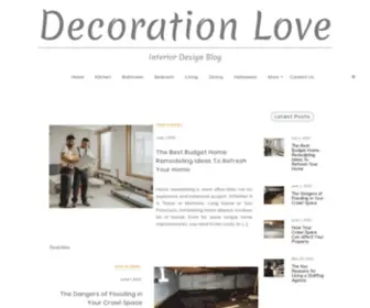 Decorationlove.com(Interior Design Blog) Screenshot