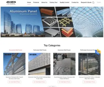 Decorationwallpanel.com(Quality Decorative Wall Panels & Perforated Wall Panels factory from China) Screenshot