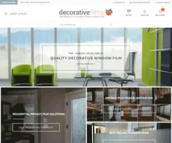 Decorativefilms.com(Decorative Films) Screenshot