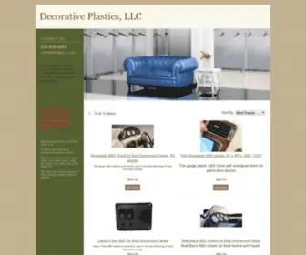 Decorativeplasticsheets.com(Material for Boat Instrument Panels) Screenshot