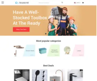 Decoratormall.com(Essential Home Improvement Tools) Screenshot