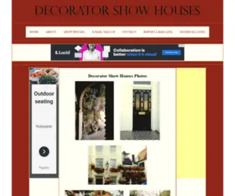 Decoratorshowhouses.com(DecoratorDesigners Open Showhouses Galleries Studios Workshops Layouts Displays) Screenshot