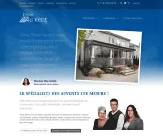 Decorauvent.ca(Décor Au Vent) Screenshot