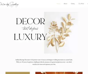 DecorbysajDhaj.com(Sajdhaj Marriage Decorator) Screenshot