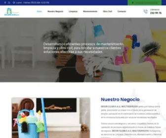 Decorcleansas.com(Soluciones en Aseo y Servicios Generales) Screenshot