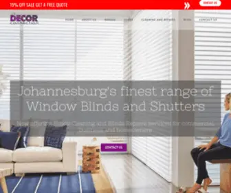 Decorconnection.co.za(Blinds and Shutters) Screenshot