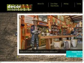 Decordirect.net(Live Edge Wood Slabs) Screenshot
