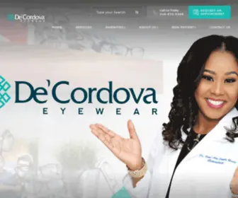 Decordovaeyewear.com(De’Cordova Eyewear) Screenshot