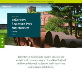 Decordova.org(DeCordova Sculpture Park and Museum) Screenshot