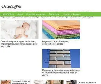 Decorexpro.com(Tout sur la construction et la réparation) Screenshot