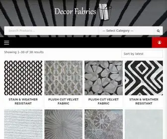 Decorfabricsmiami.com(Decor Fabrics Miami) Screenshot