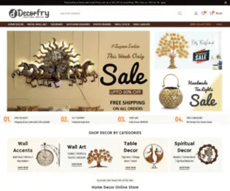 Decorfry.com(Home Decor Online) Screenshot