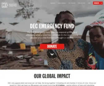 Dec.org.uk(Disasters Emergency Committee) Screenshot