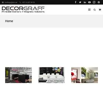 Decorgraff.com(We Decorgraff Middle East’s leading supplier for digital printable wallpaper (Easy peel & stick)) Screenshot