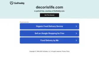 Decorislife.com(Create an Ecommerce Website and Sell Online) Screenshot