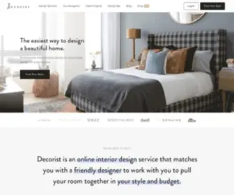 Decorist.com(Decorist online interior design) Screenshot