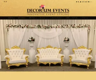 Decoriumevents.com.au(Decorium Events) Screenshot