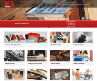 Decorlam.com.mx(Decorlam S.A) Screenshot