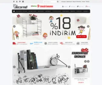 Decormet.com(Decormet Demonte Mobilya Decormet Mutfak Online Sat) Screenshot