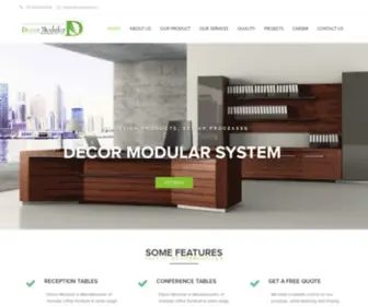 Decormodular.in(DECOR MODULAR SYSTEM P) Screenshot