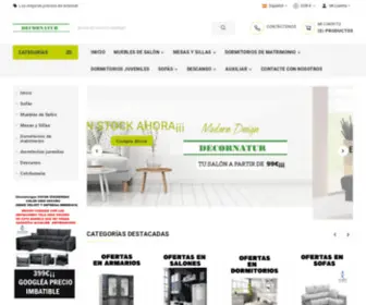 Decornatur.es(Somos una tienda de muebles online donde podrás encontrar los mejores muebles al mejor precio garantizado) Screenshot