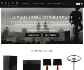 Decornyc.com(Decor NYC Decor NYC Store) Screenshot